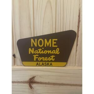 Nome National Forest Alaska Sign Hike Trail Camp Outdoors Travel